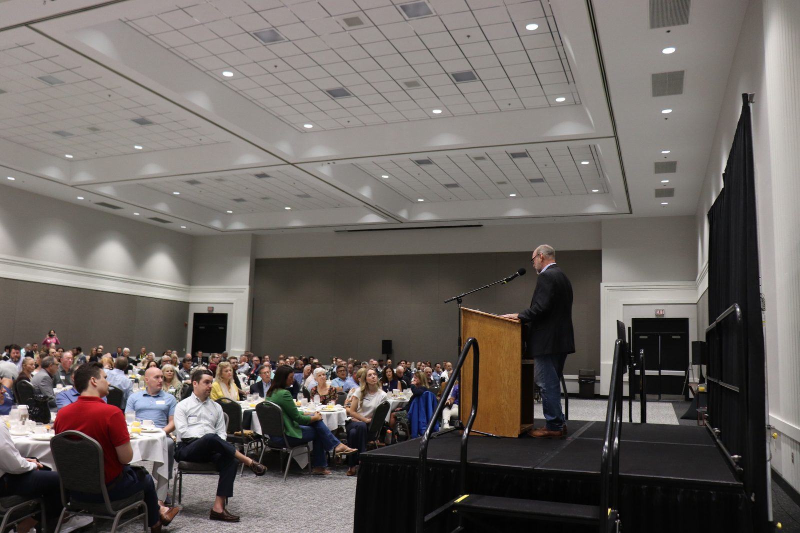A full ballroom at the 2026 First Coast Prayer Breakfast